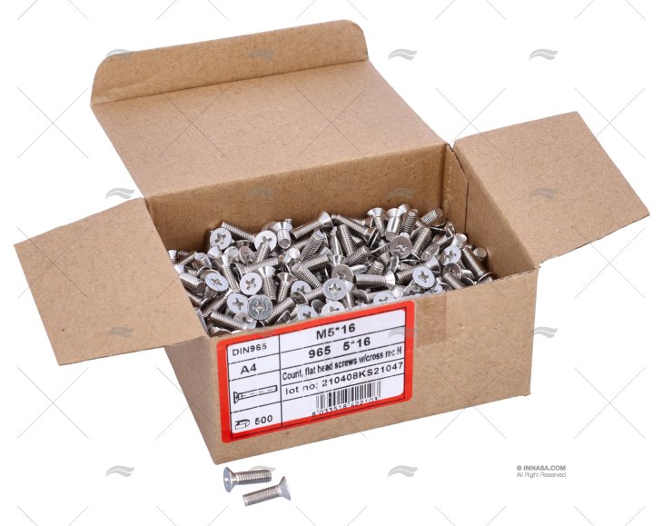 VITE DIN965 A4 5x16 (500)