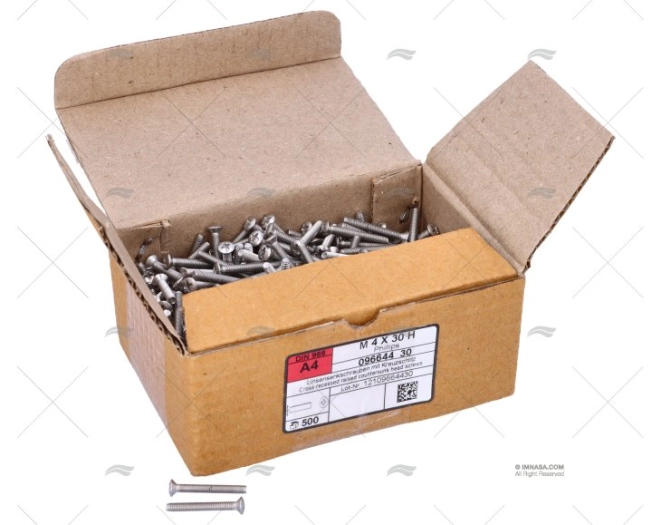 BOLT DIN966 A4 4x30 (500)