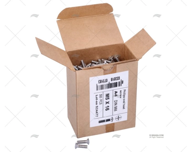 PARAFUSO DIN966 A4 5x16 (500)