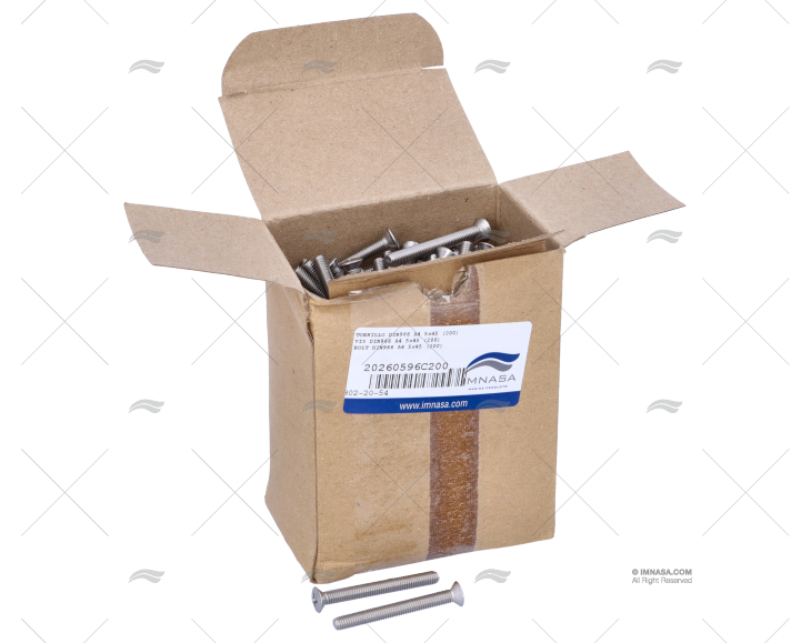 PARAFUSO DIN966 A4 5x45 (200)