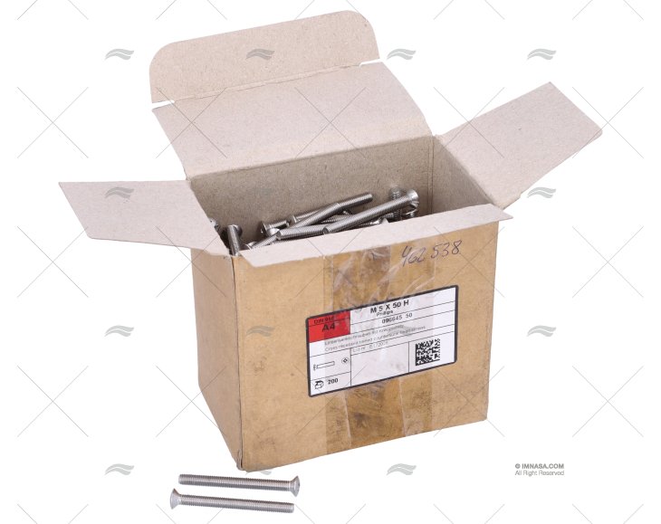 PARAFUSO DIN966 A4 5x50 (200)