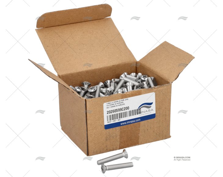 TORNILLO DIN966 A4 6x35 (200)