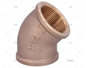 COTOVELO BRONZE F-F 45º 1"1/2 GUIDI