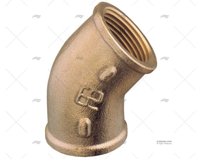 GOMITO H-H 45º 3/8"  GUIDI