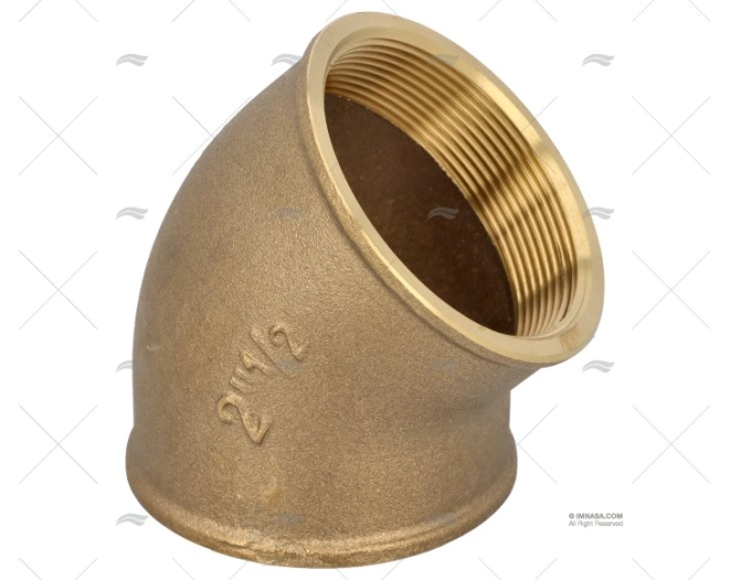 ELBOW F-F 45º 2"1/2 GUIDI