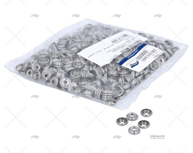 BOTÃO DE PRESSÃO INOX (500u) ITALVIPLA