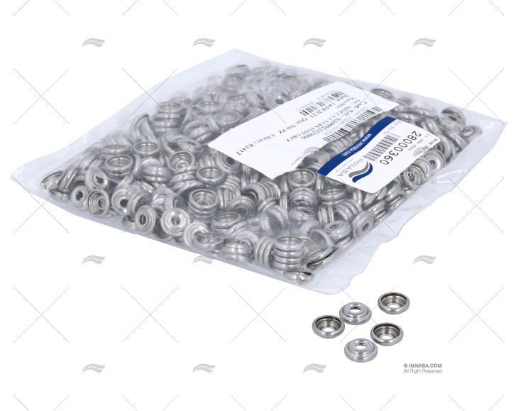 BOTÃO DE PRESSÃO INOX (500u) ITALVIPLA