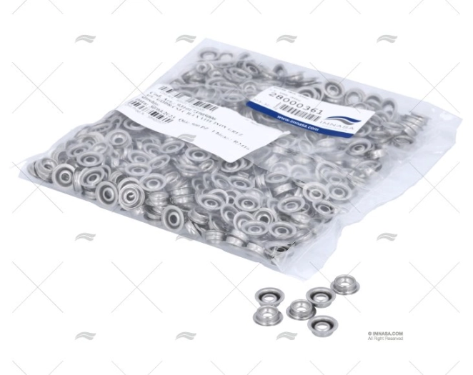 BOTÃO DE PRESSÃO INOX (500u) ITALVIPLA
