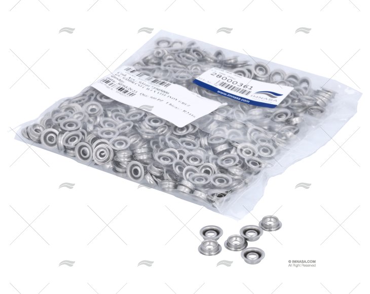 BOTÃO DE PRESSÃO INOX (500u) ITALVIPLA