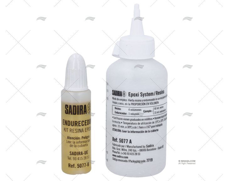 KIT RESINA EPÓXI 100g SADIRA