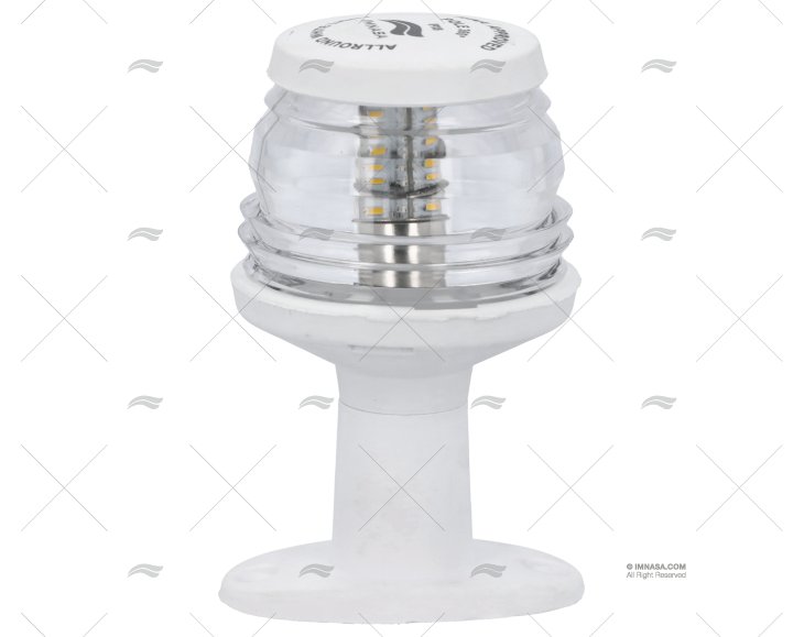 ALL ROUND LIGHT W/BASE 12V WHITE