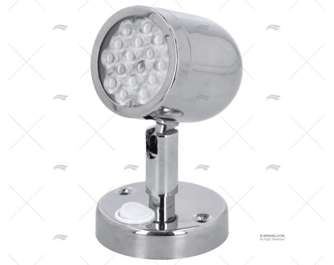 LUCE LETTURA SUPERFICIE INOX LED