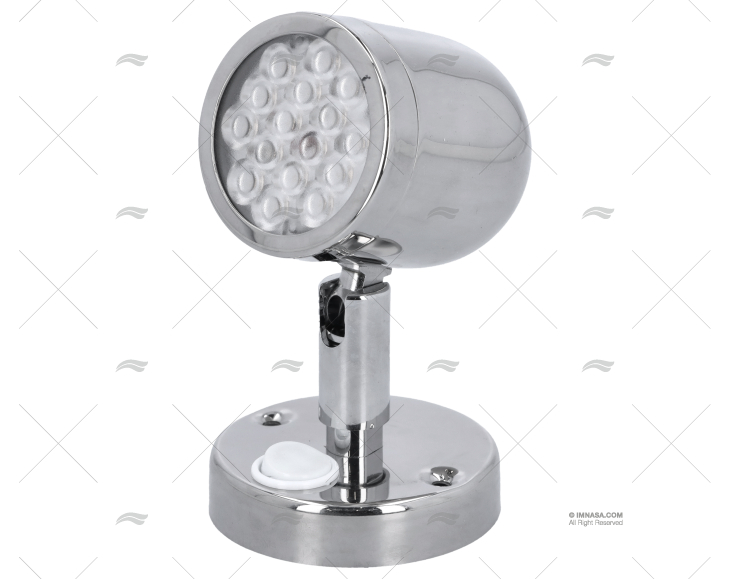 LUCE LETTURA SUPERFICIE INOX LED