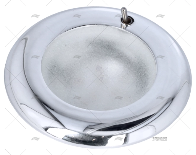 LUCE LED 77mm CROMATA C/INTERRUTTORE