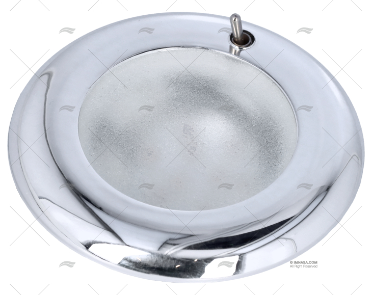 LUCE LED 77mm CROMATA C/INTERRUTTORE