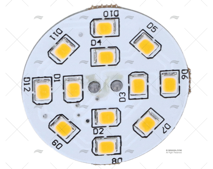 LÂMPADA G4 12/24V  0,9W LED PIN TRASEIRO