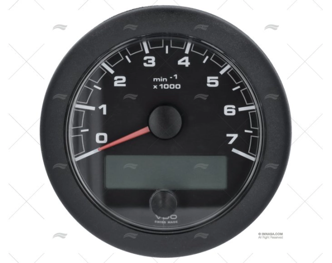 Tacómetro 7000 85mm PRETO  Ol