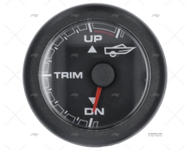 INDICATORE TRIM 52mm 12V NERO OL