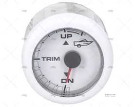 INDICADOR TRIM 52mm 12V BLANCO OL