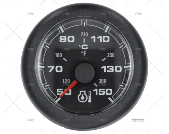 TERMOMETRO OL 12/24V 150ºC 52m