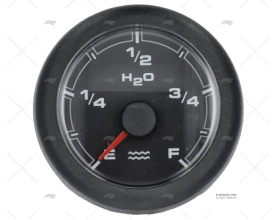 INDICADOR ÁGUA OL 12/24V 52mm PRETO