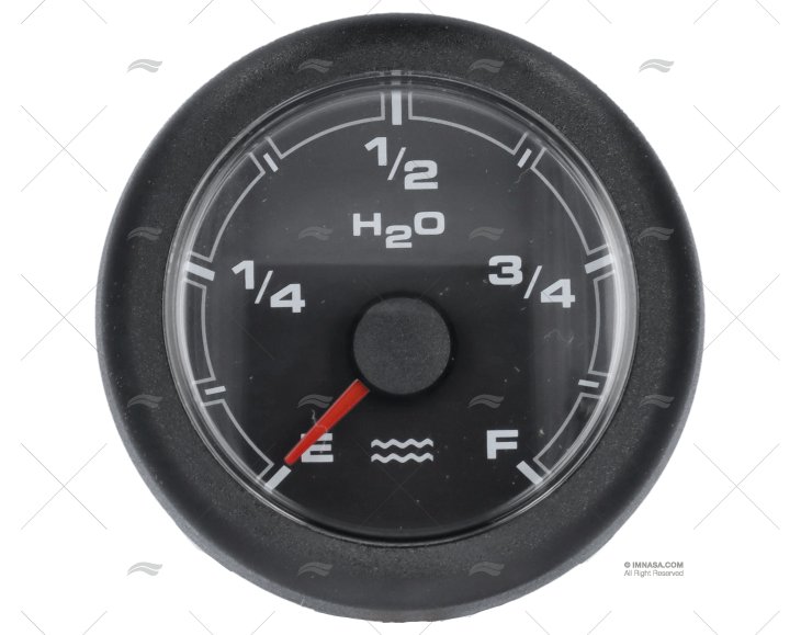 INDICADOR ÁGUA 12/24V PRETO OL