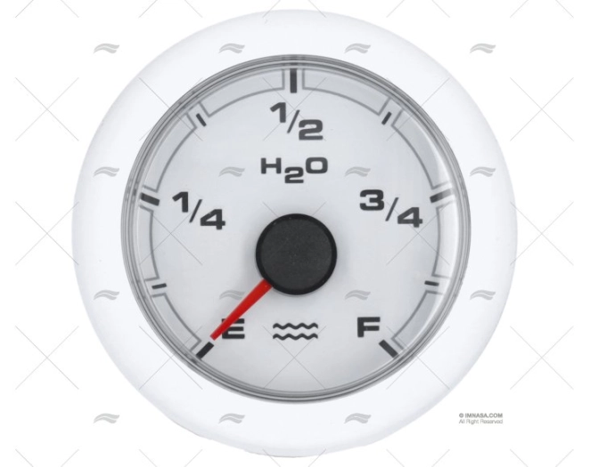 INDICADOR ÁGUA 12/24V BRANCO OL