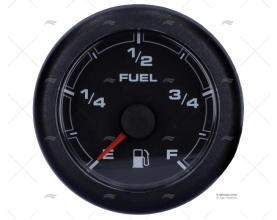 INDICATORE LIVELLO CARBURANTE 12/24V NERO
