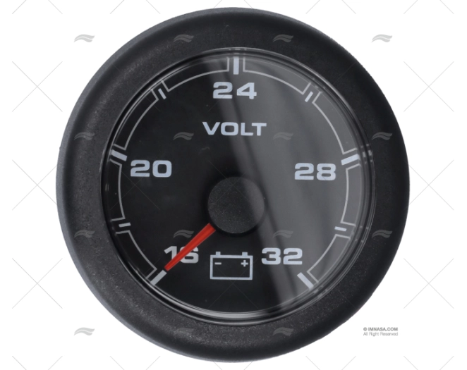 VOLTMETRO 16-32V NERO  OL