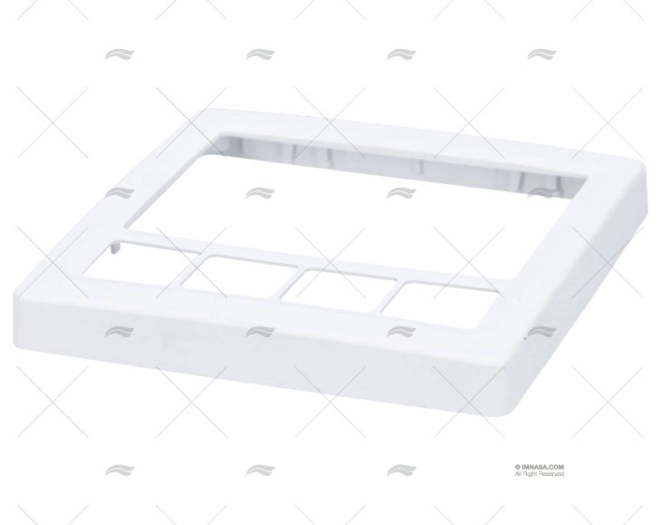ARO QUADRADO OL BRANCO 110mm
