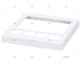 ARO QUADRADO OL BRANCO 110mm