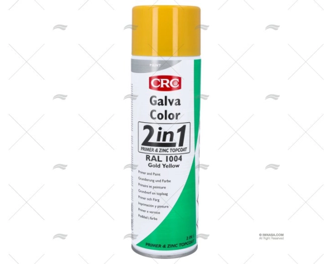 SPRAY GALVA COR RAL1004 AMARELO 500Ml