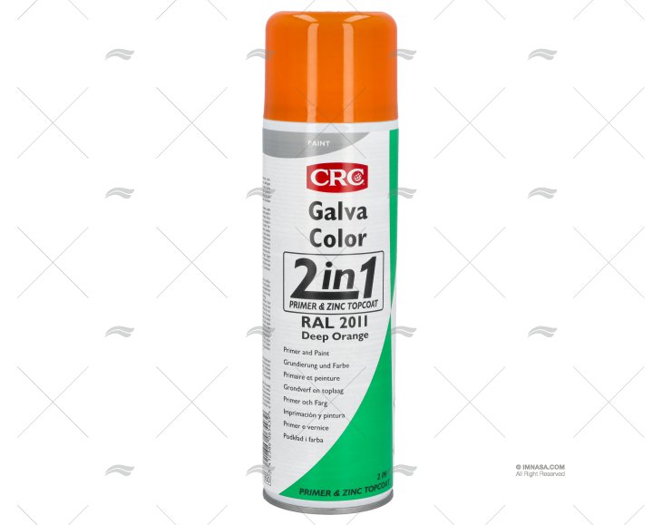 SPRAY GALVA COR RAL2011 LARANJA 500Ml