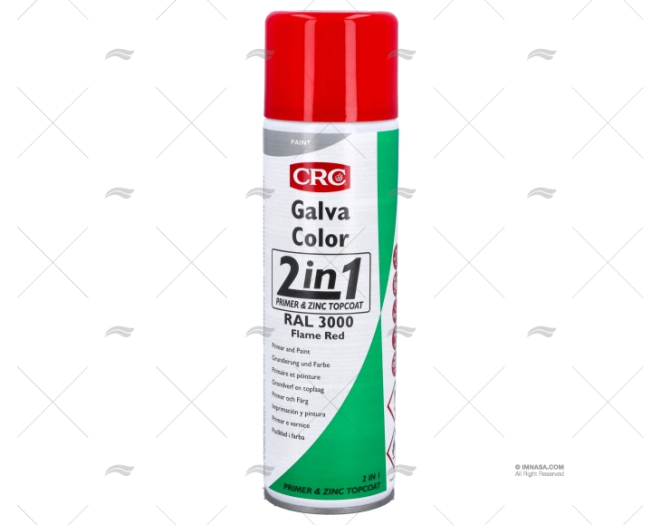 Galvacolor RAL3000 VERMELHO     Spray 500ml