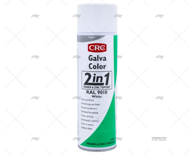 GALVACOLOR RAL9010 BRANCO   SPRAY 500ml