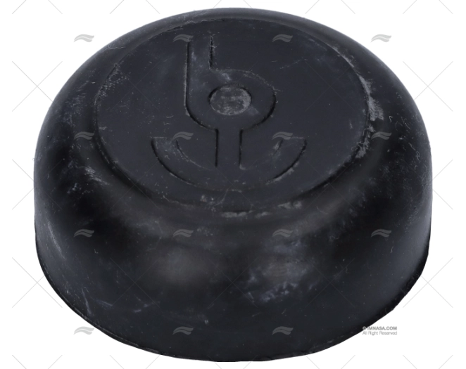 TAMPÃO BORRACHA 53mm PRETO BESENZONI