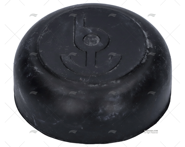 TAMPÃO BORRACHA 53mm PRETO BESENZONI