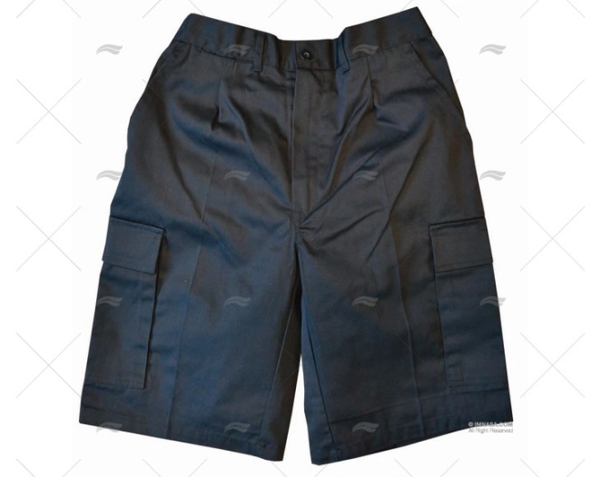 PANTALON CORTO NEGRO TERGAL 240g