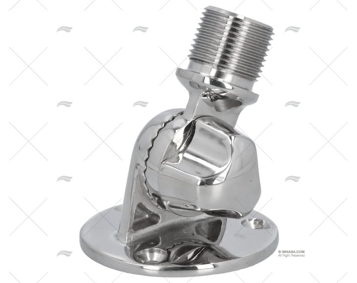 BASE REGULÁVEL INOX PARA ANTENAS