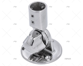 BASE REGULÁVEL INOX PARA TUBO 22mm