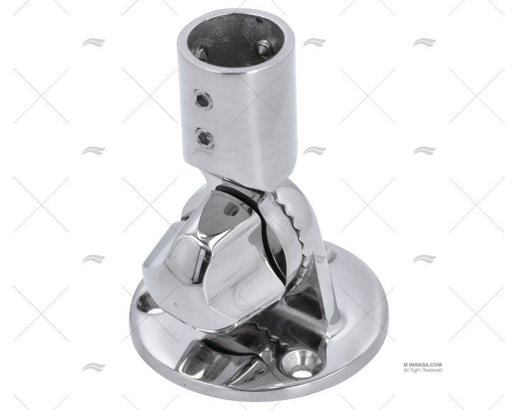BASE REGULÁVEL INOX PARA TUBO 22mm