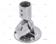 BASE REGULABLE INOX PARA TUBO 22mm