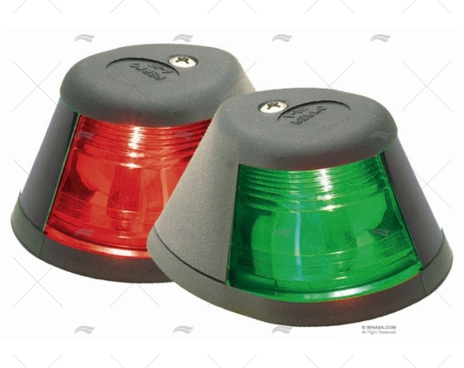 FEU NAVIGATION PAIRE BABORD TRIBORD NOIR PERKO