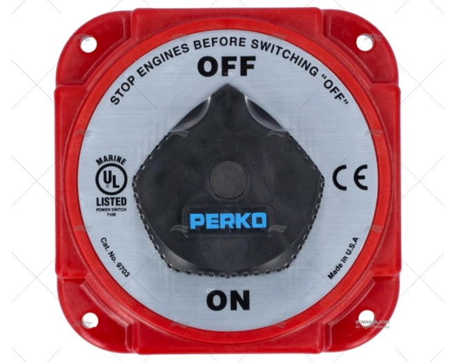 DISCONNETTORE BATTERIA 450A 2P 138X138 PERKO