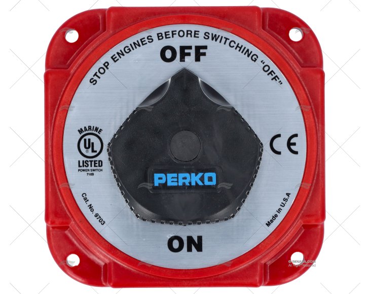 DISCONNETTORE BATTERIA 450A 2P 138X138 PERKO
