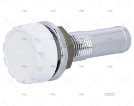 RESPIRADOURO TANQUE ZINCO CROMADO BRANCO PERKO