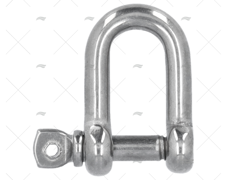 MANILHA RETA INOX 04mm