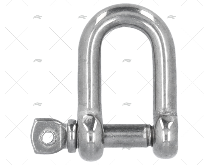 SHACKLE 'D' 4mm S.S.