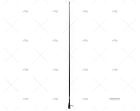 ANTENA VHF 1.50MT 3dB PRETA SCOUT