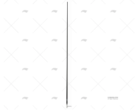 ANTENA VHF 2.40MT 3dB PRETA SCOUT